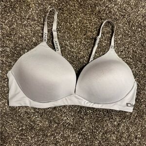 (3 for $15) DKNY Women's Light Gray Bra